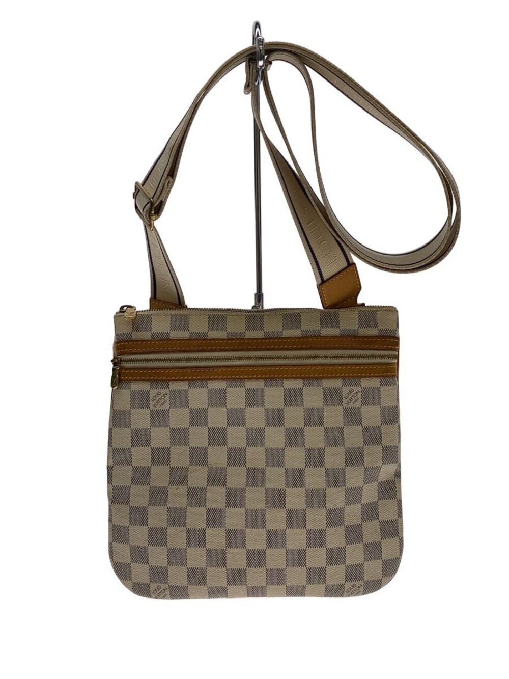 LOUIS VUITTON Pochette Bosphore Damier Azur White